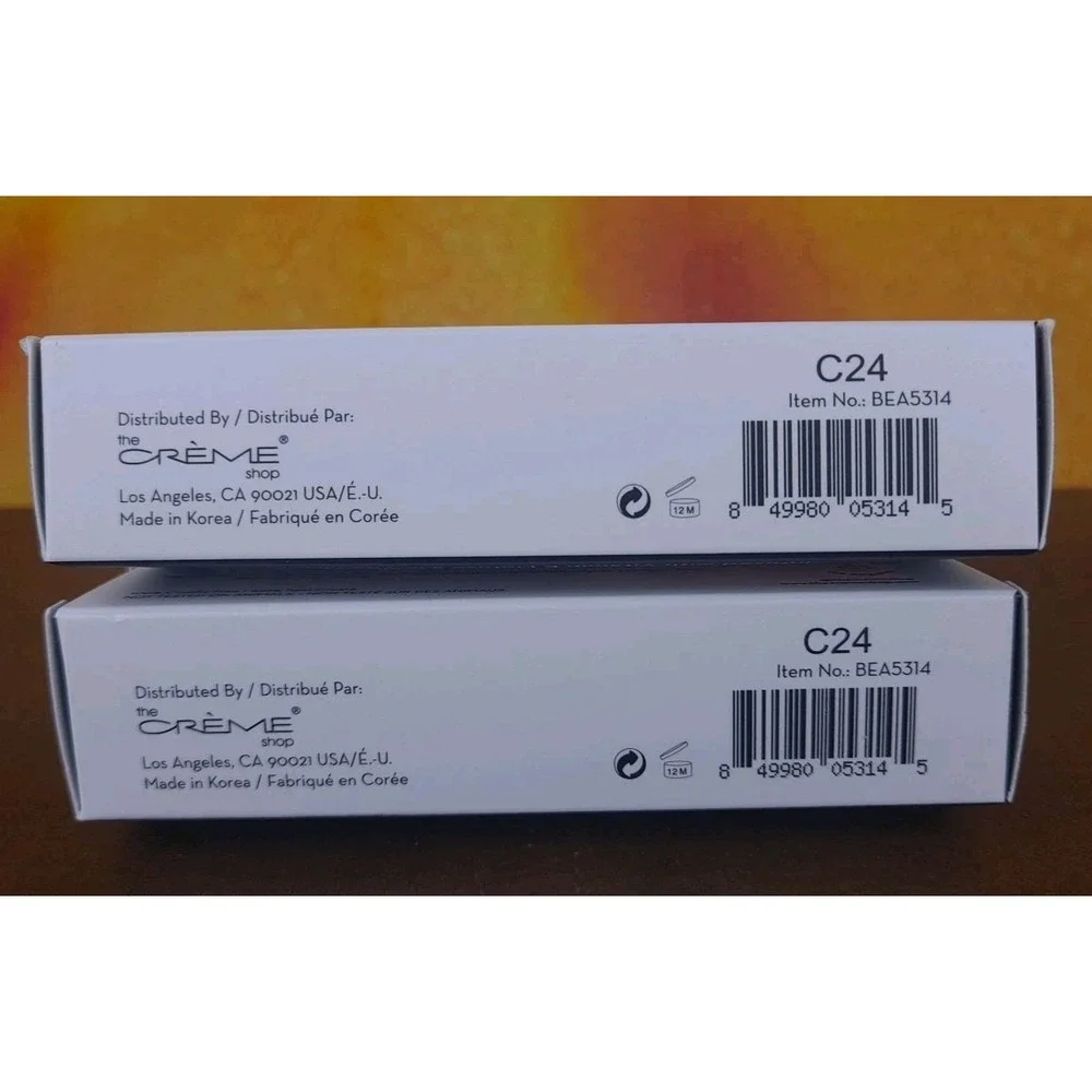 Set Of 2 The Crème‎ Shop Black Eyelash Adhesive Infused Vitamin E Latex Free